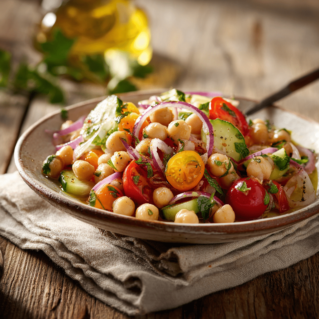Mediterranean Chickpea Salad Recipe