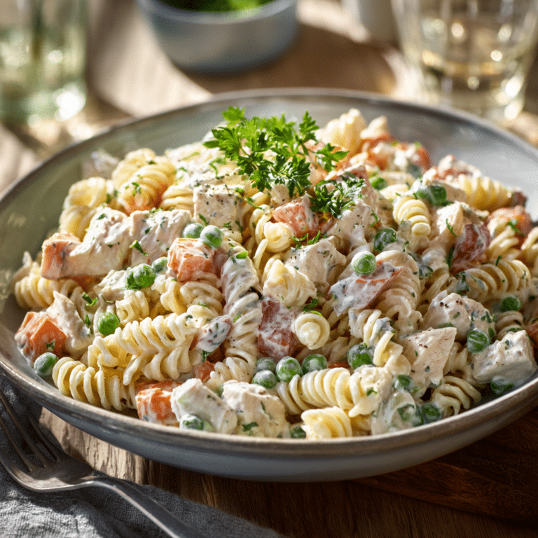 Creamy Chicken Pasta Salad Recipe