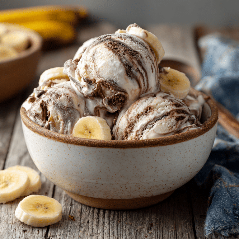 Chocolate Banana Ice Cream (No-Churn) Recipe