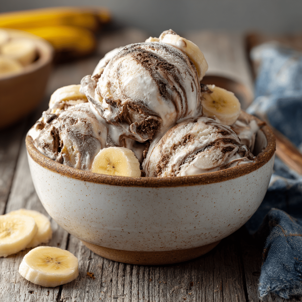 Chocolate Banana Ice Cream (No-Churn) Recipe