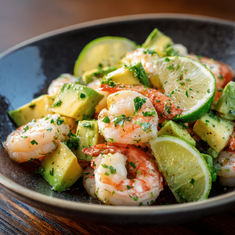 Shrimp Avocado Lime Salad Recipe