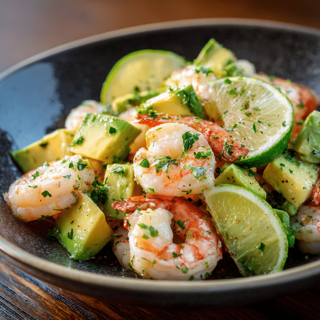 Shrimp Avocado Lime Salad Recipe