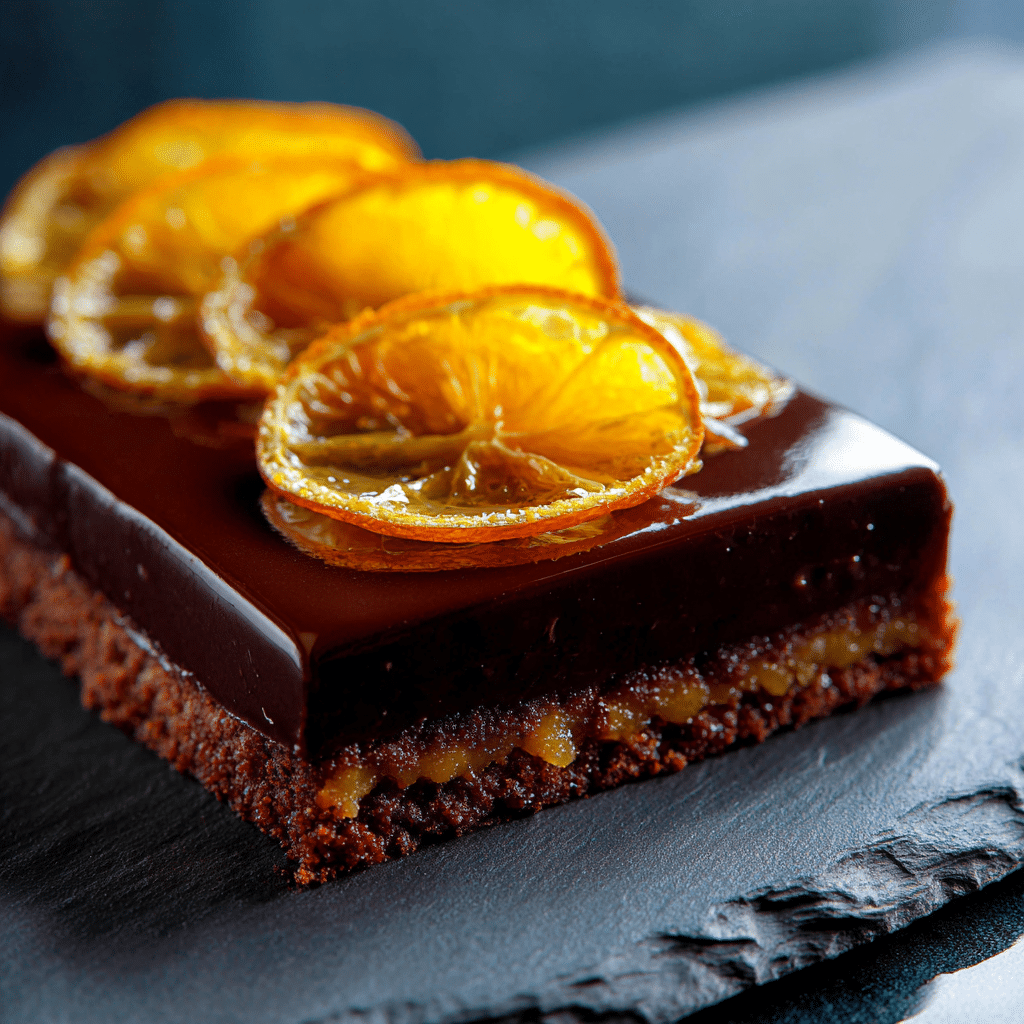 Dark Chocolate Orange Tart Recipe