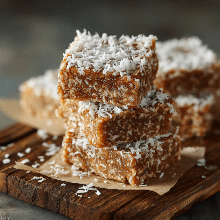 Coconut Date Energy Squares Recipe