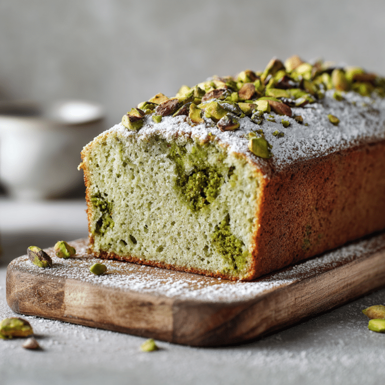 Pistachio Cream Loaf Recipe