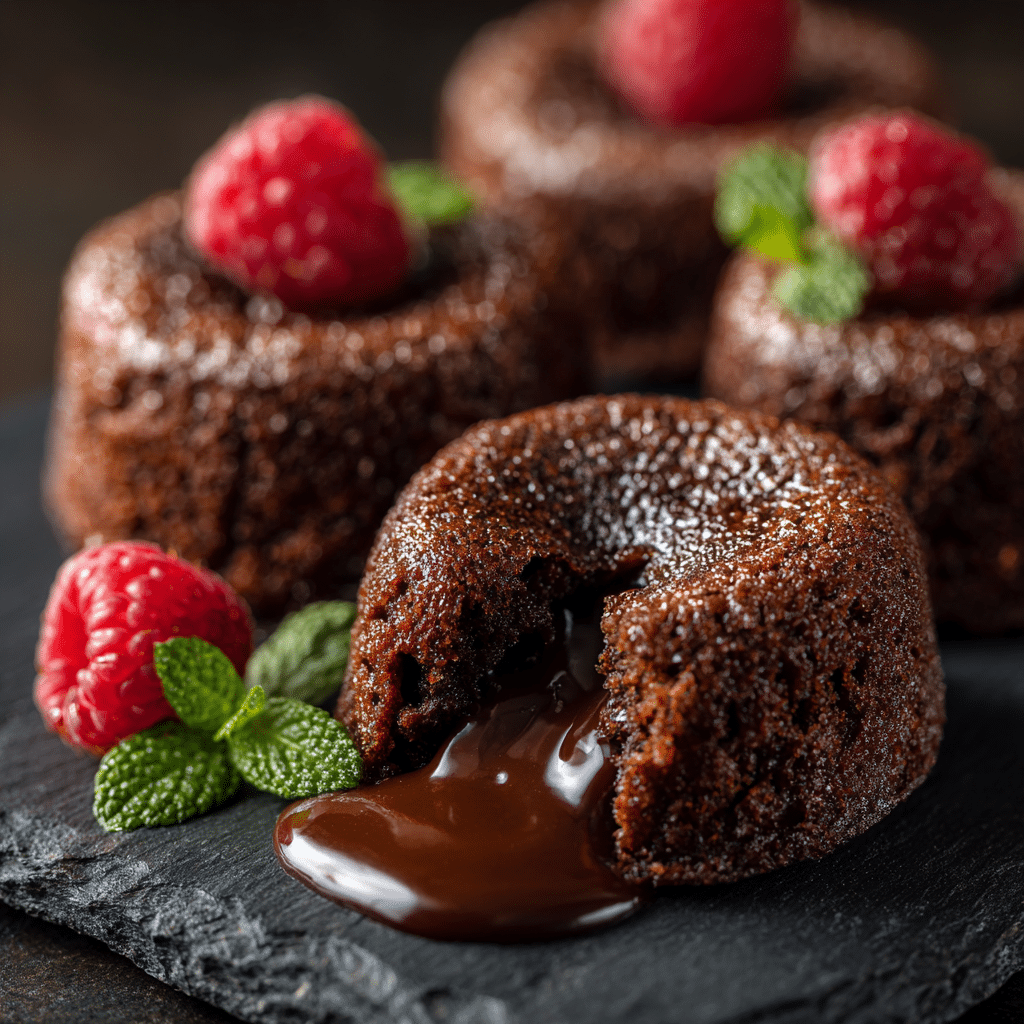 Chocolate Lava Mini Cakes Recipe