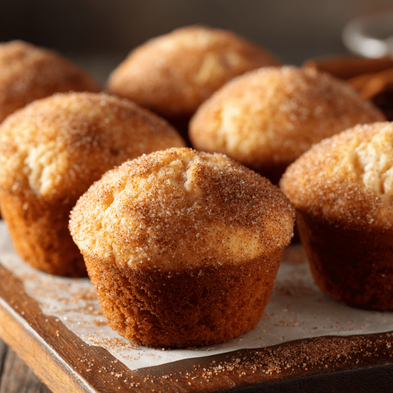 Cinnamon Sugar Donut Muffins Recipe
