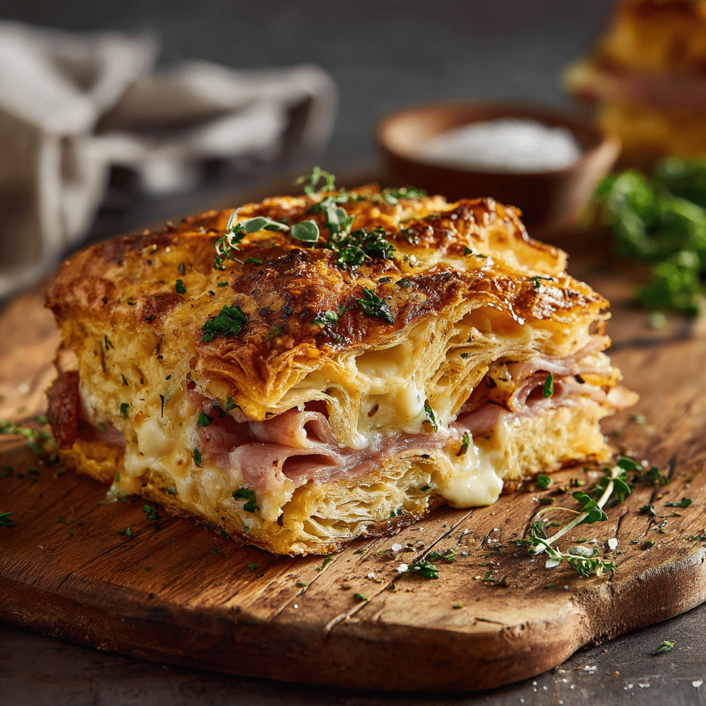 Savory Croissant Sandwich Bake Recipe