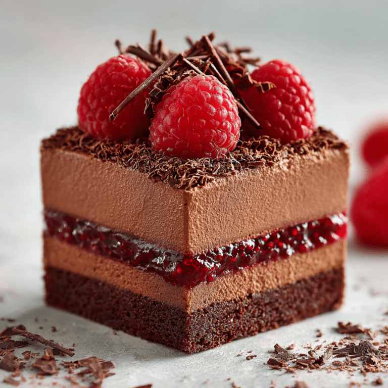 No-Bake Raspberry Chocolate Mousse Cups Recipe