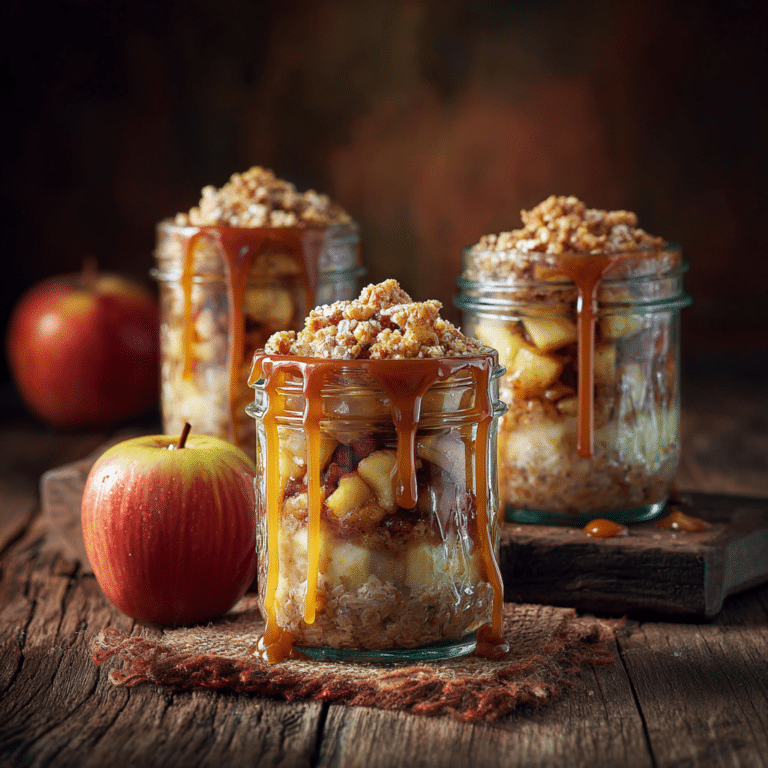 Caramel Apple Pie Jars Recipe