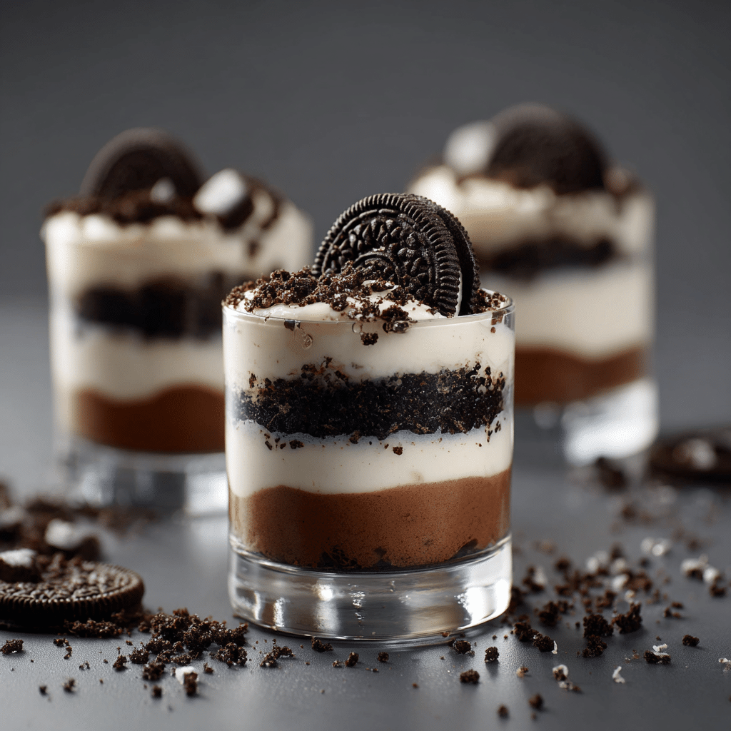 Mini Cookies and Cream Parfaits Recipe