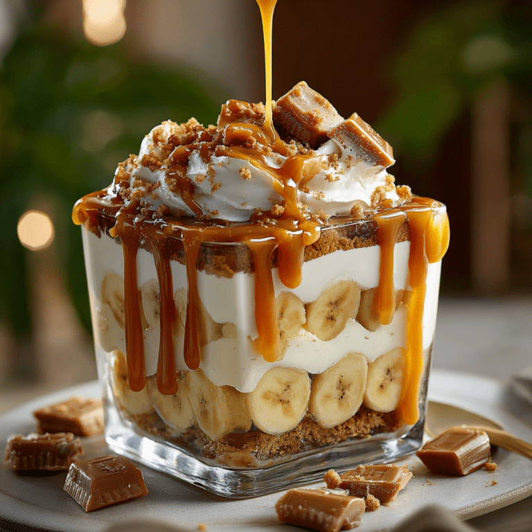Salted Caramel Banana Pudding Recipe