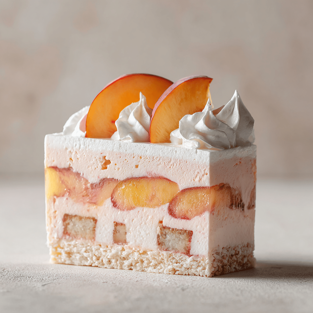 Peach Mousse Trifle Recipe - Recipe Image