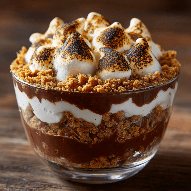 No Bake S’mores Pudding Cup Recipe