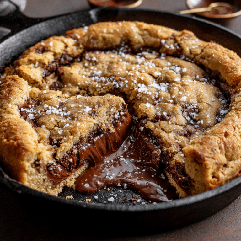 The Ultimate Nutella Cookie Pie Recipe