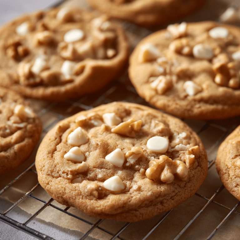 20-Minute White Chocolate Chip Walnut Cookies Recipe