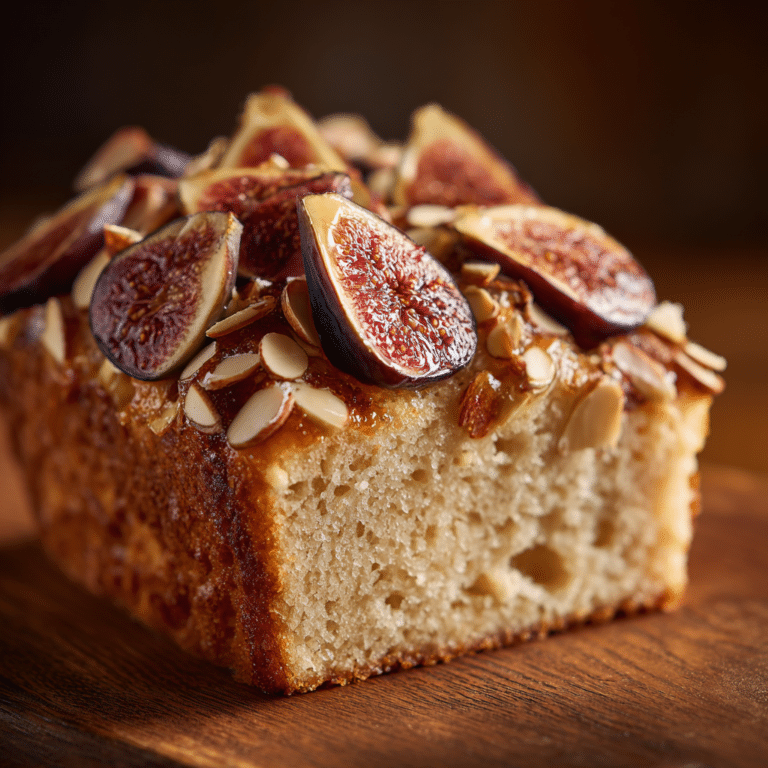 Fig Honey Almond Cake Recipe