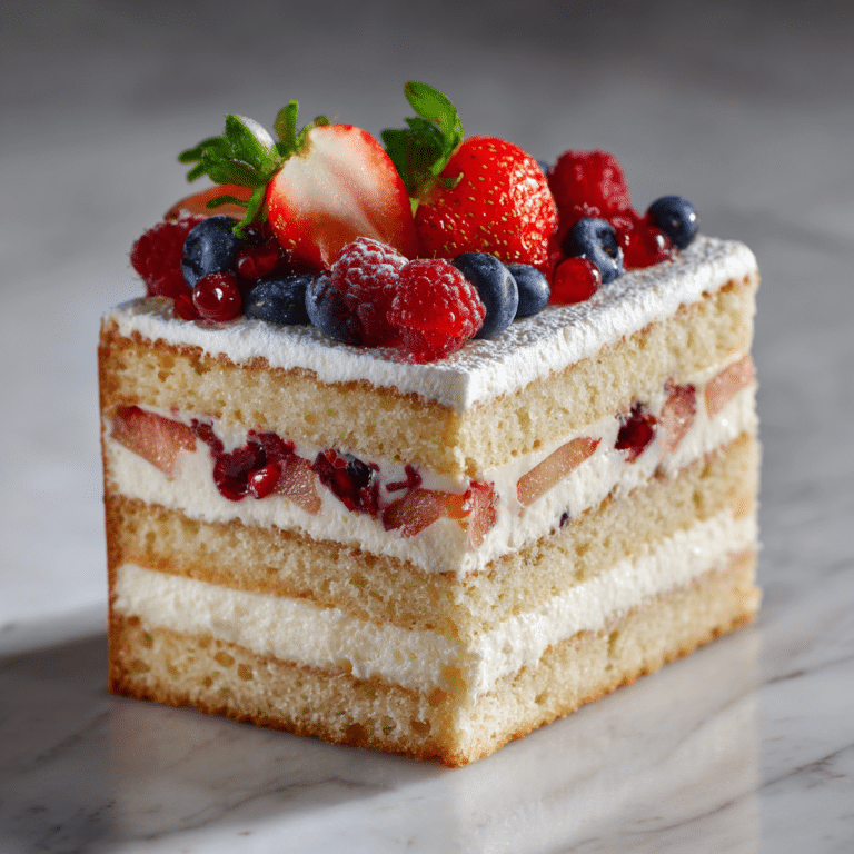 Mixed Berry Mascarpone Cake Recipe