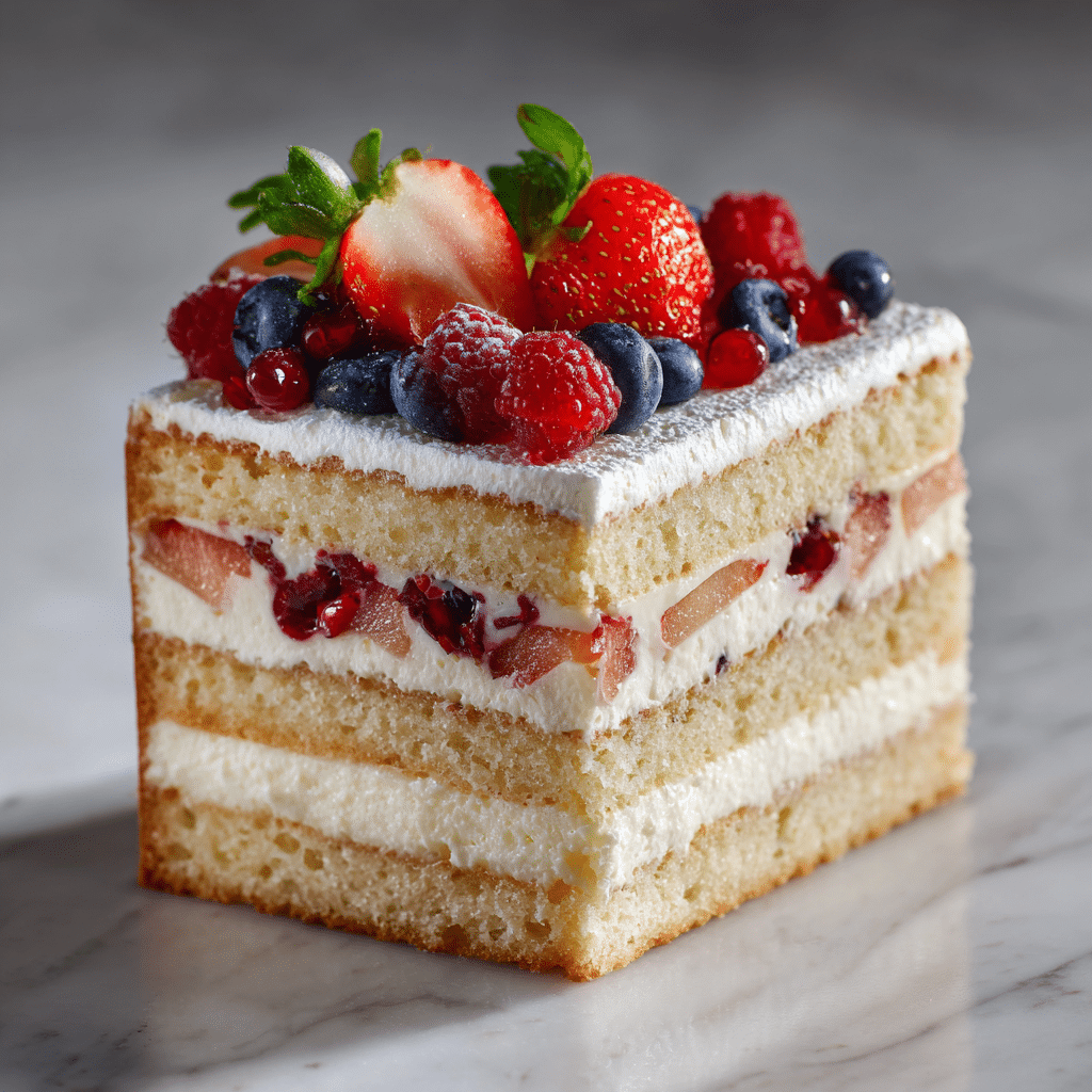 Mixed Berry Mascarpone Cake Recipe