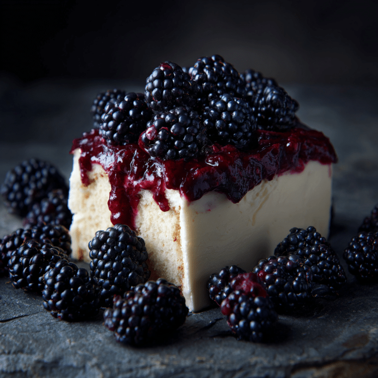 Blackberry Cream Cheese Cake Recipe