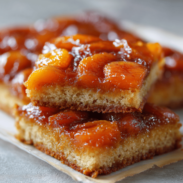 Apricot Almond Upside-Down Cake Recipe