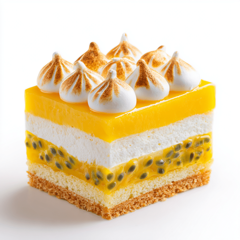 Passion Fruit Meringue Cake Recipe