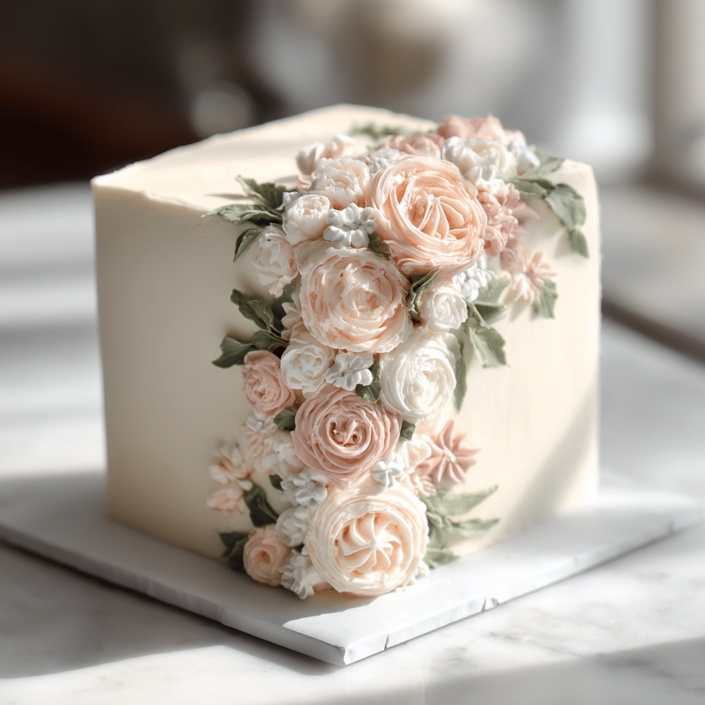 Baby in Bloom Vanilla Floral Cake Recipe