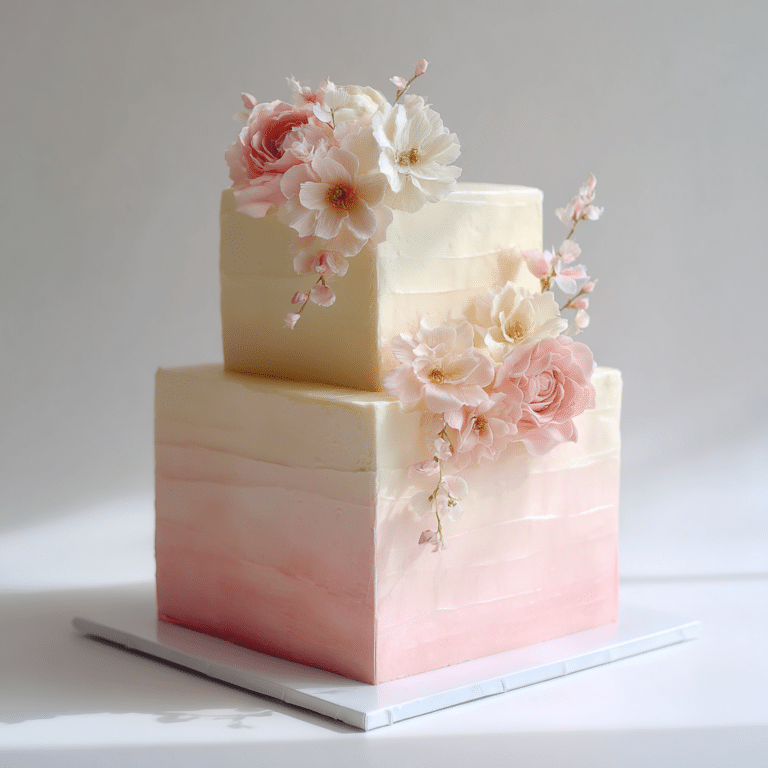 Pastel Ombre Baby Bloom Cake Recipe