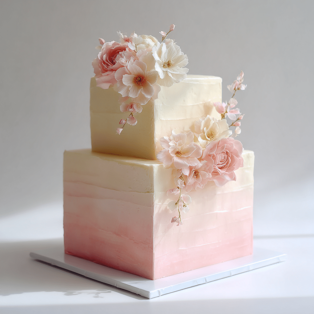 Pastel Ombre Baby Bloom Cake Recipe
