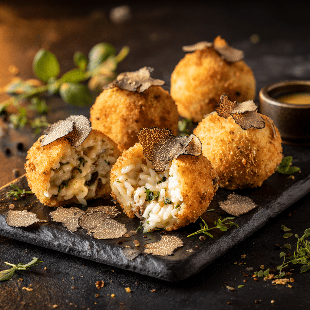 Truffle Mushroom Arancini Recipe