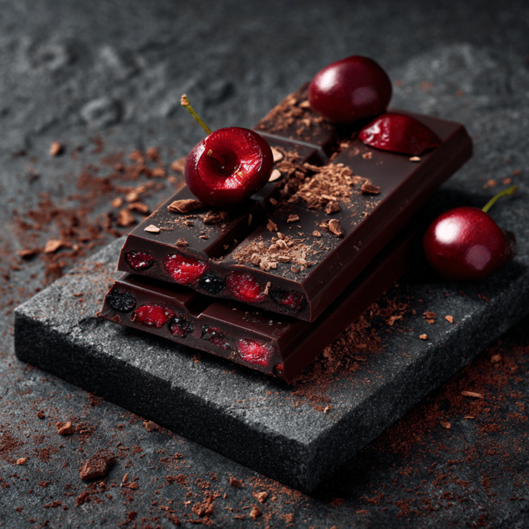 Dark Chocolate Cherry Noir Bar Recipe
