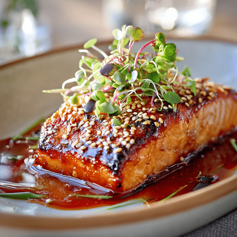 Spicy Sriracha Honey Salmon Recipe