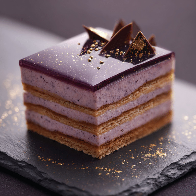 Taro Opera Cake Recipe