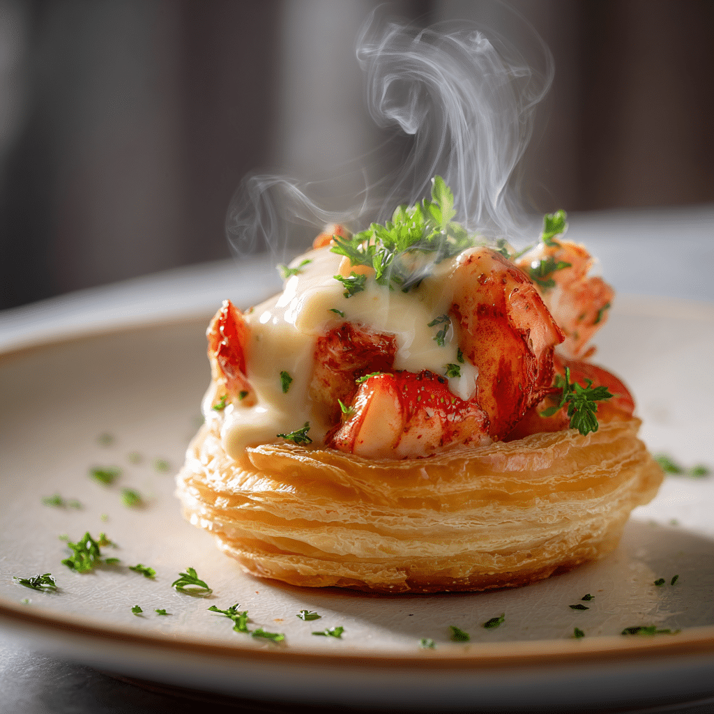 Lobster & Saffron Cream Vol-au-Vent Recipe