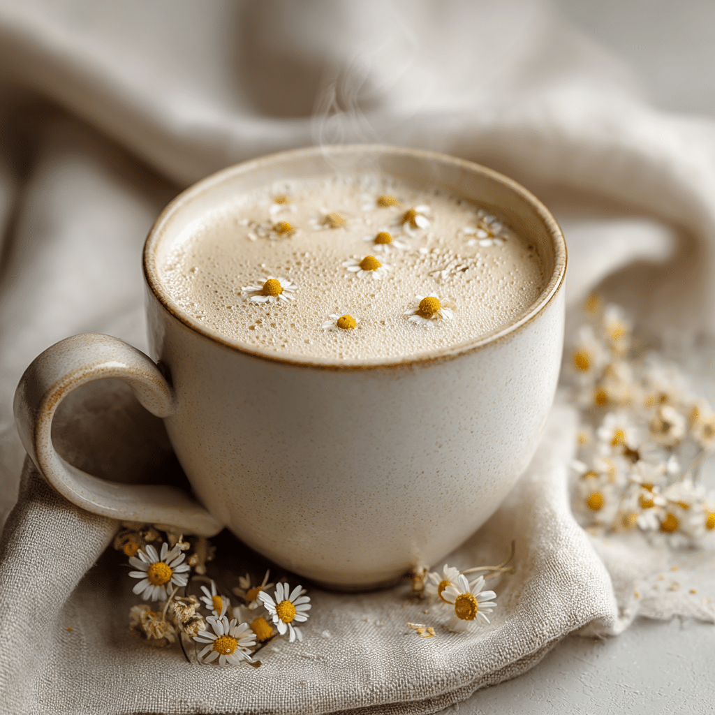 Vanilla Chamomile Sleep Latte Recipe