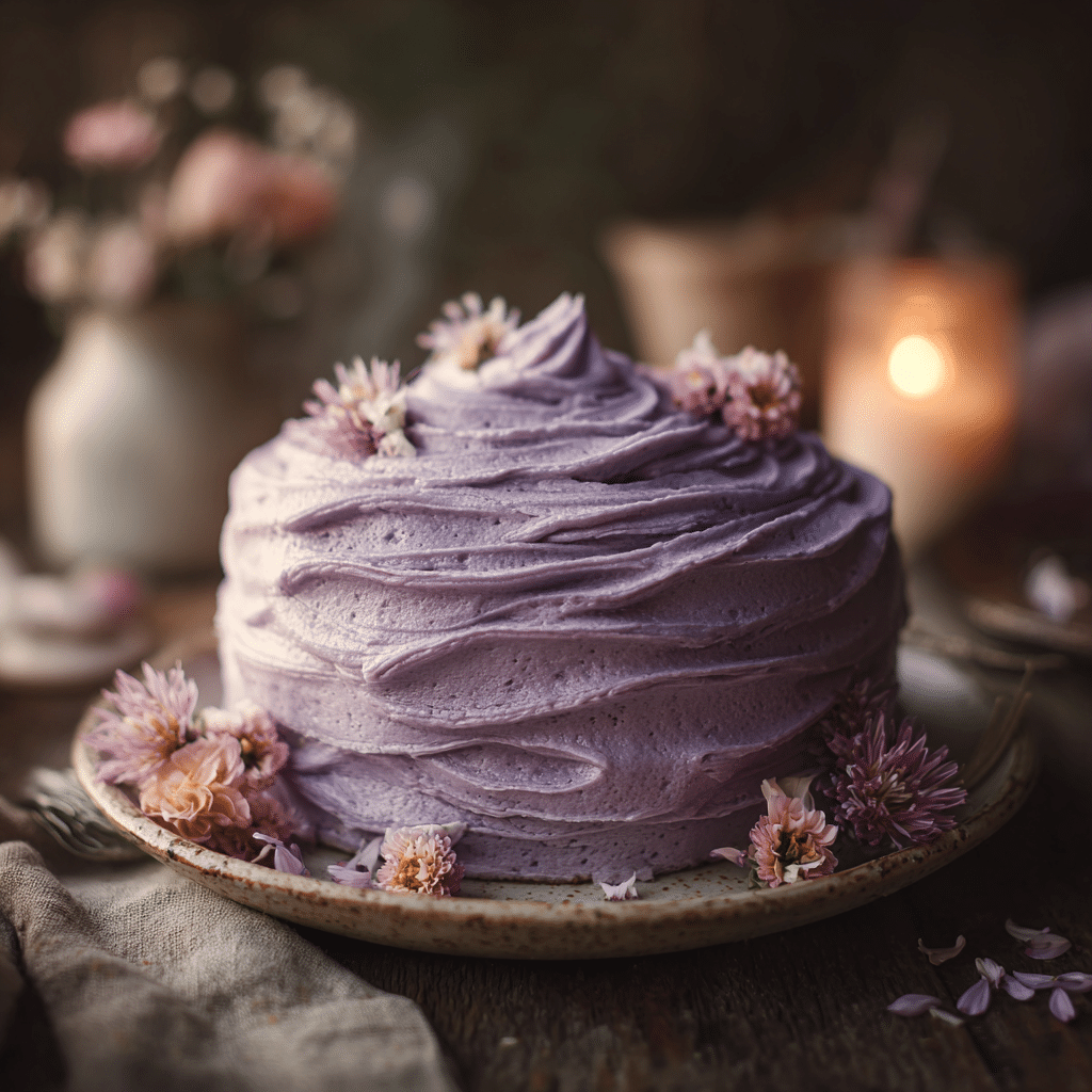 Purple Sweet Potato Cloud Cake Recipe