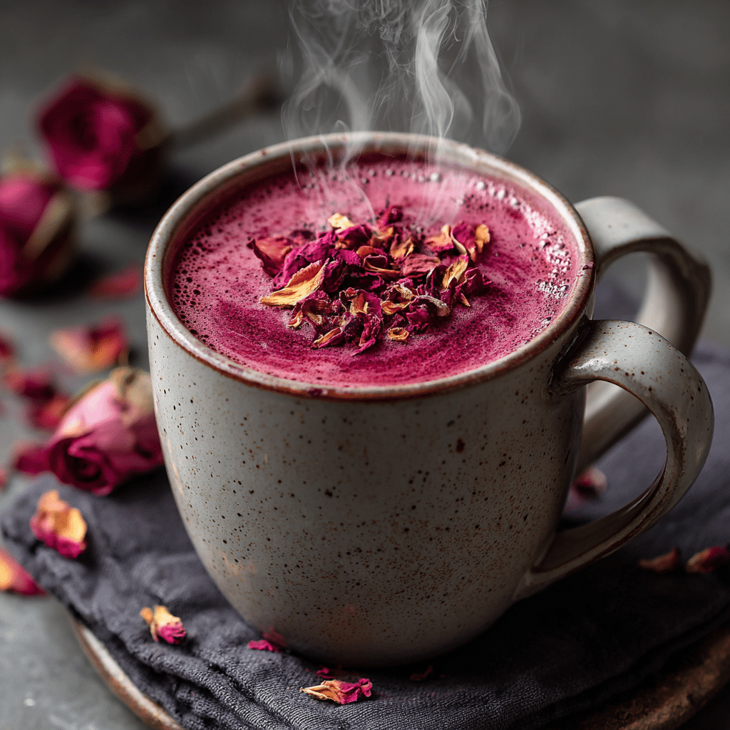 Raspberry Rose Hot Chocolate Recipe - Recipe Image