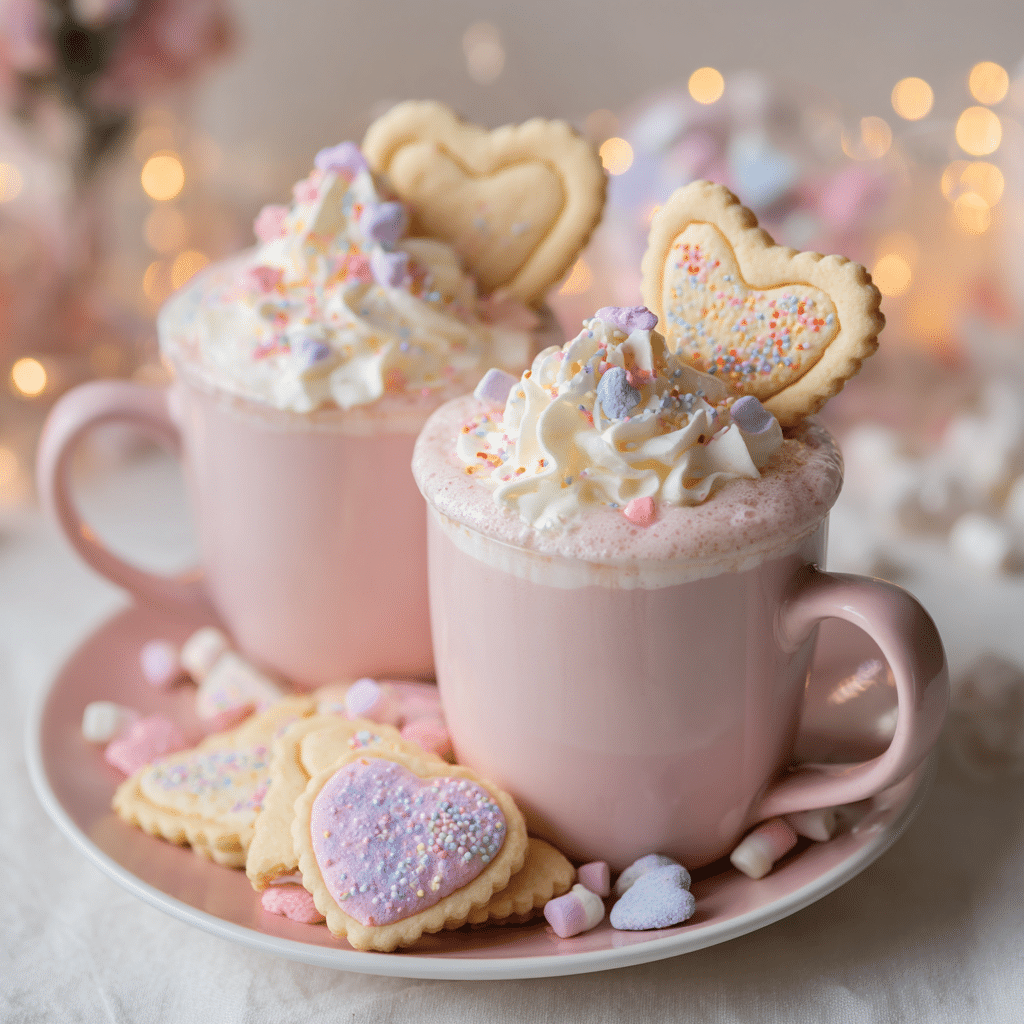 Sweetheart Sugar Cookie Hot Chocolate Recipe - Recipe Image