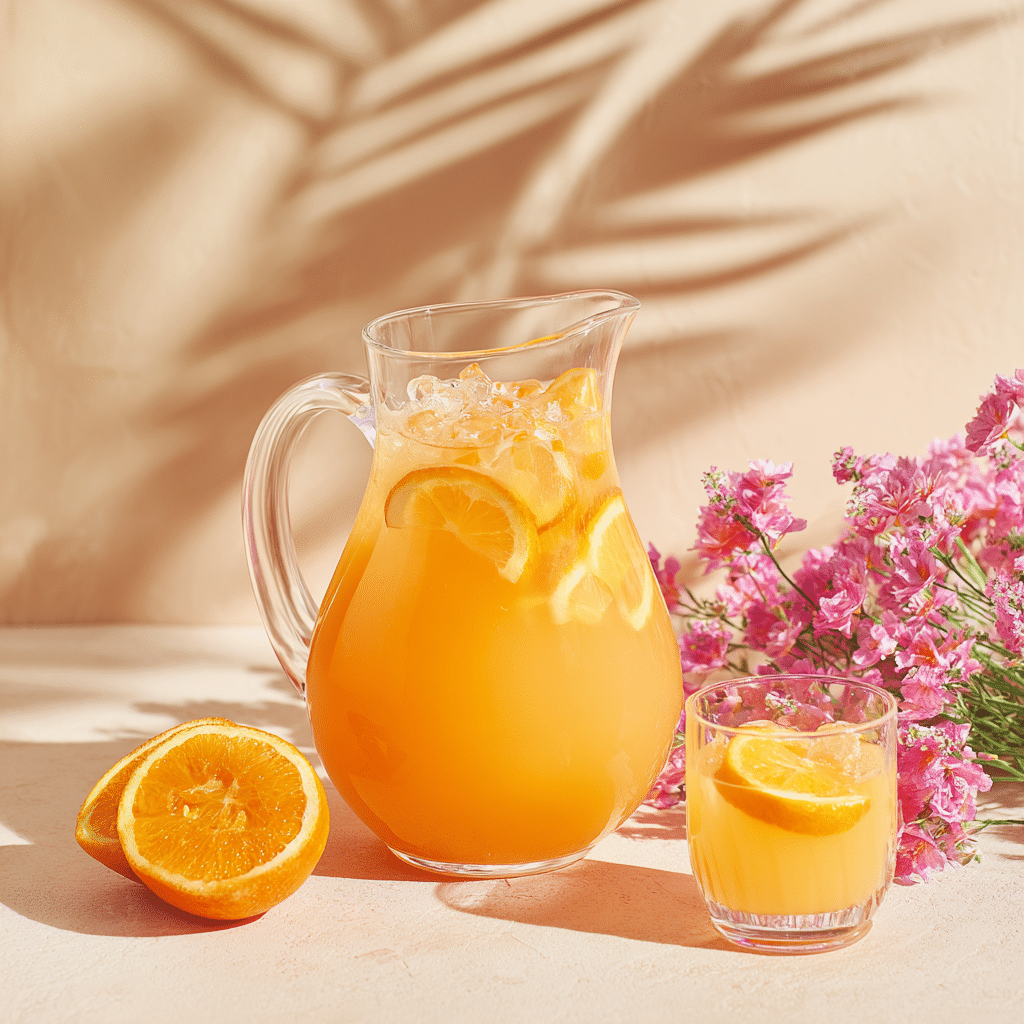 Orange Creamsicle Glow Punch Recipe - Recipe Image