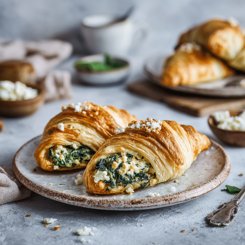 Spanakopita Croissants Recipe - Recipe Image