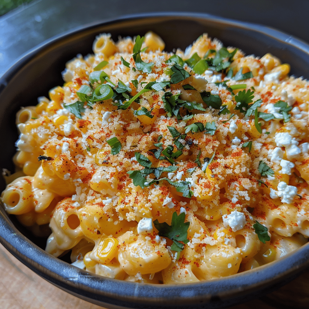 Slow Cooker Mexican Street Corn Mac and Cheese Recipe - Recipe Image