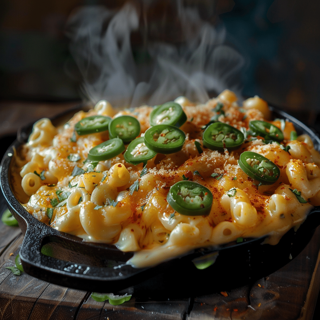 Slow Cooker Spicy Jalapeño Mac and Cheese Recipe - Recipe Image