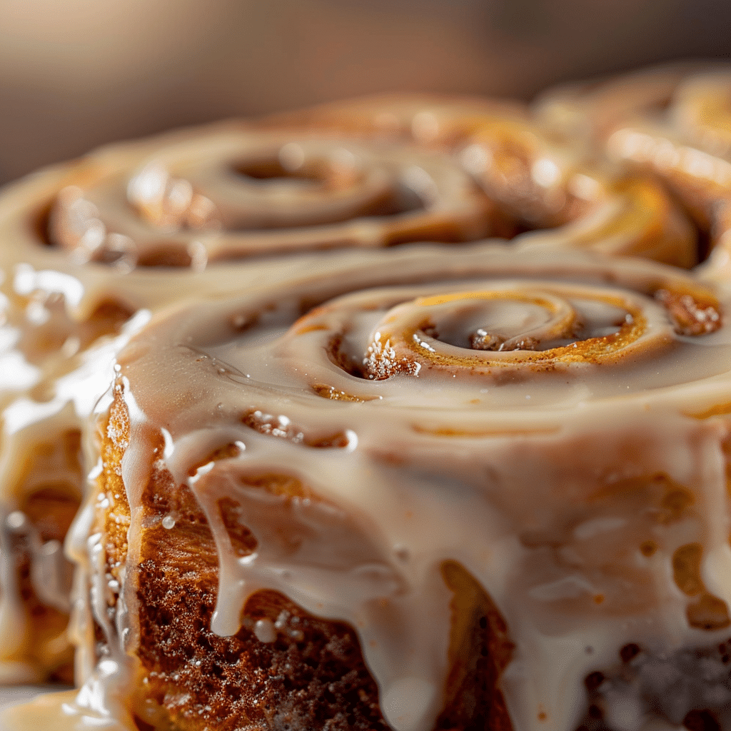 Slow Cooker Cinnamon Roll Cake Recipe - Recipe Image