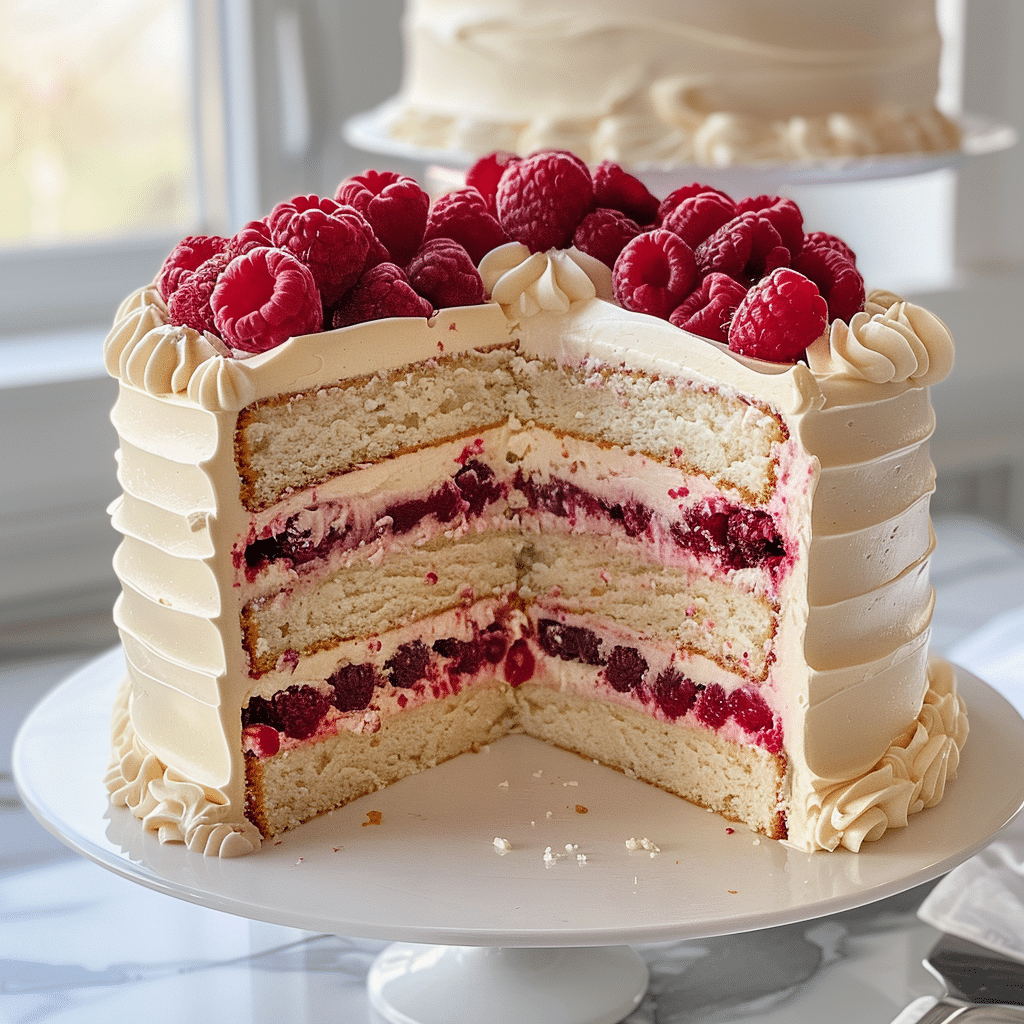 White Chocolate Raspberry Dream Cake – Sweet Easy Recipe