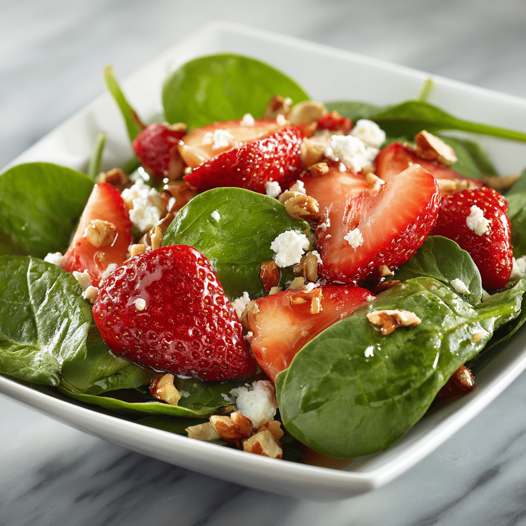 Strawberry Spinach Salad Recipe - Recipe Image