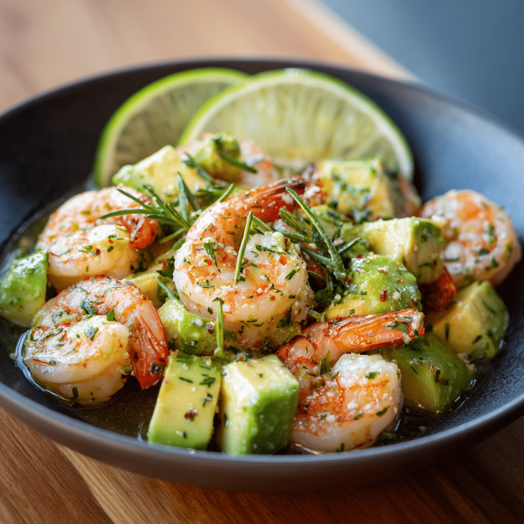 Shrimp Avocado Lime Salad Recipe - Recipe Image