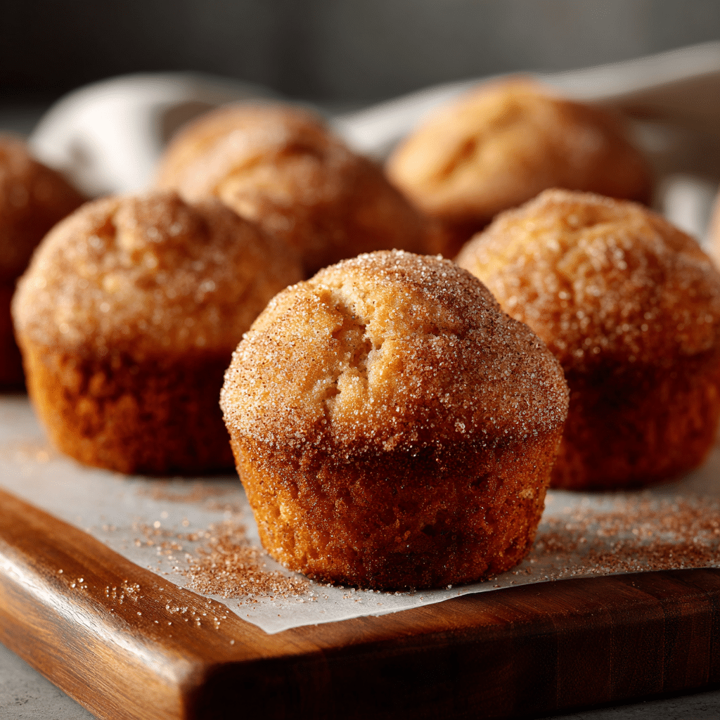 Cinnamon Sugar Donut Muffins Recipe - Recipe Image