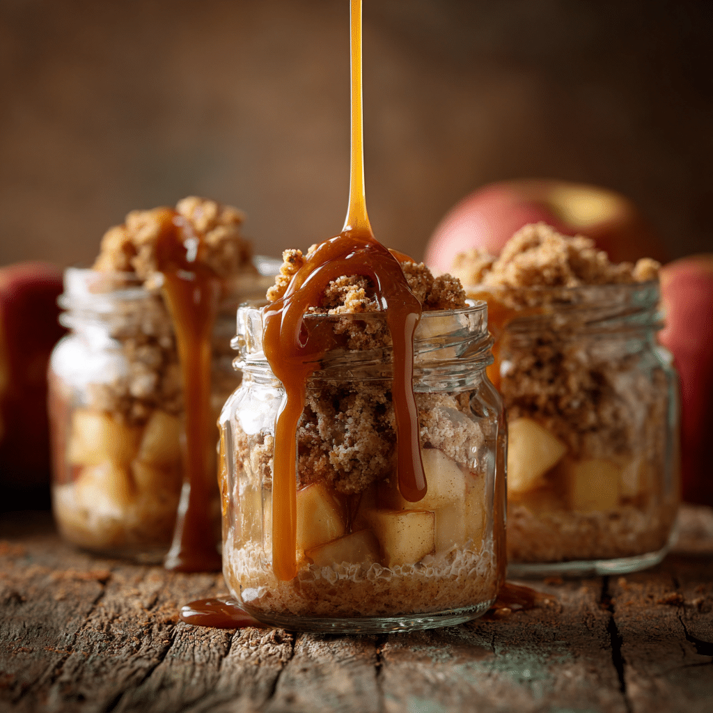 Caramel Apple Pie Jars Recipe - Recipe Image