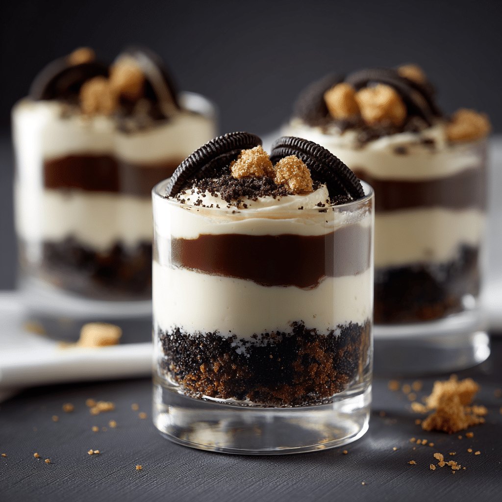 Mini Cookies and Cream Parfaits Recipe - Recipe Image