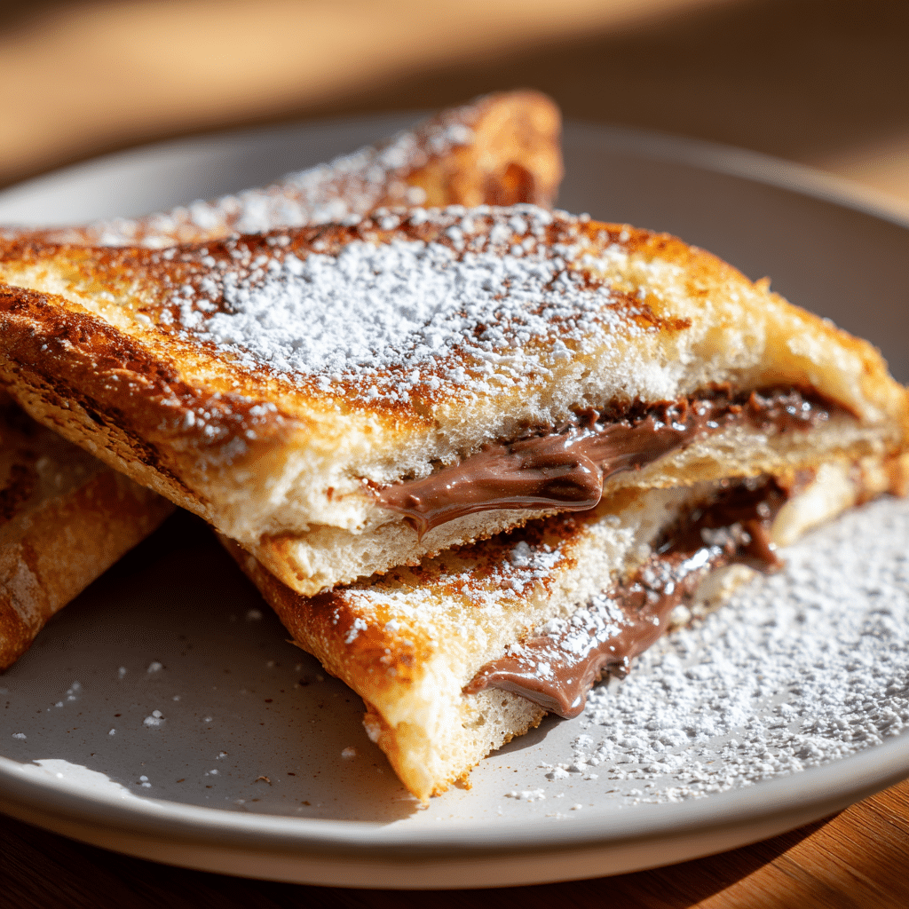 Nutella Toast Pie Recipe - Recipe Image